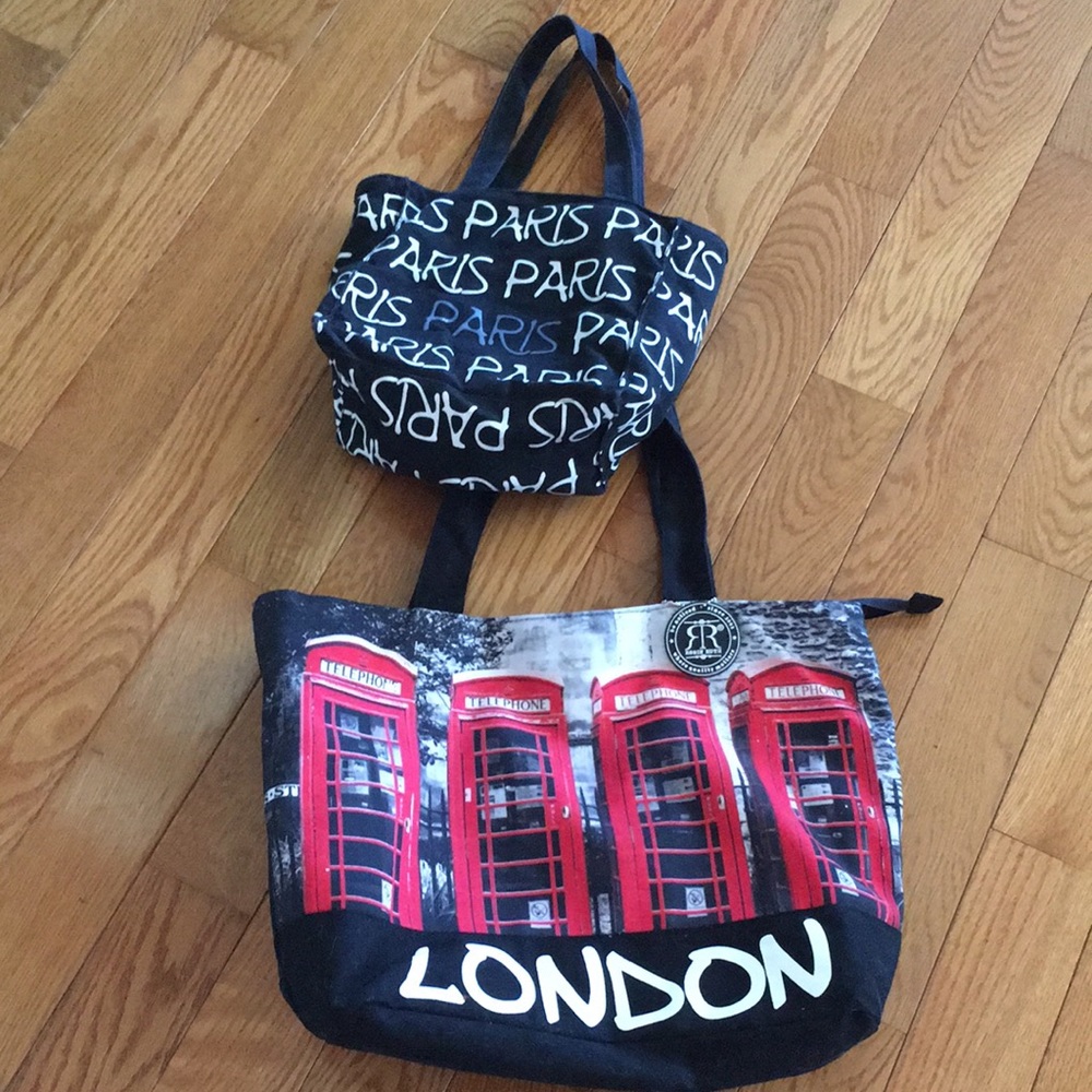 A Brand New London bag from London And a GUC PARIS smaller bag.